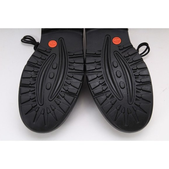 NWOB timberland montgomery shoes oxfords lace up black leather mens sz 10 W WIDE - Picture 9 of 12